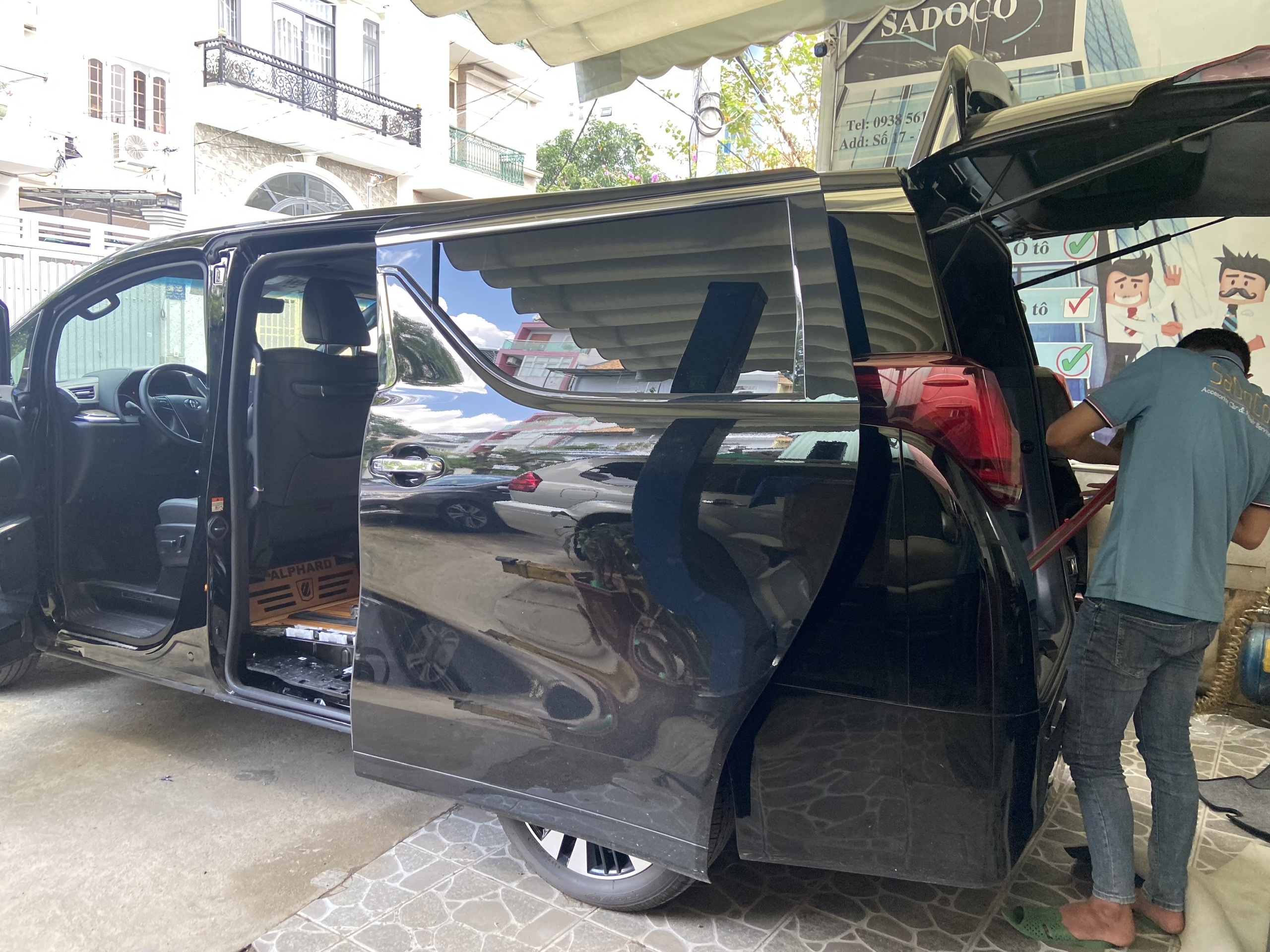 TOYOTA ALPHAR THI CÔNG CÁCH ÂM CHỐNG ỒN TRỌN GÓI