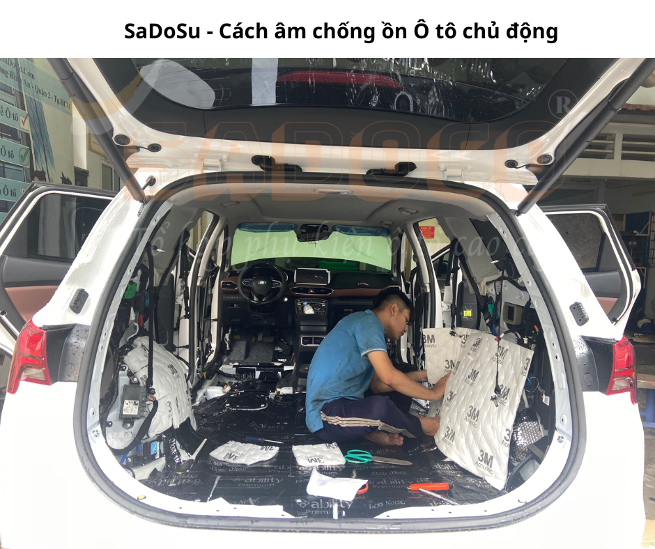 Giải pháp cách âm sàn xe ô tô hiệu quả tại SaDoSu giúp triệt tiêu tiếng vọng, giảm rung chấn và cách nhiệt tối ưu. Thi công chuyên nghiệp – vật liệu 3M, Wurth chính hãng.