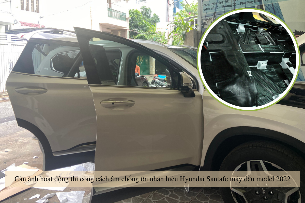 🚗 CÁCH ÂM CHỐNG ỒN CHUYÊN SÂU CHO HYUNDAI SANTAFE MÁY DẦU – GIẢI PHÁP CẦN THIẾT CHO MỌI CHỦ XE